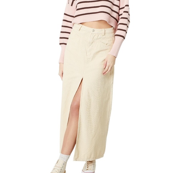 NWT Free People Come As You Are Cord Skirt - Picture 5 of 5